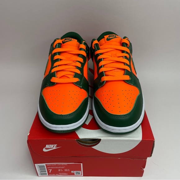 Nike Dunk Low Retro “Miami Hurricanes” 2023 - Picture 2 of 4
